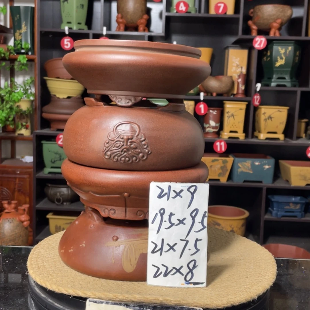 【闪购商品】紫砂15cm以下花盆