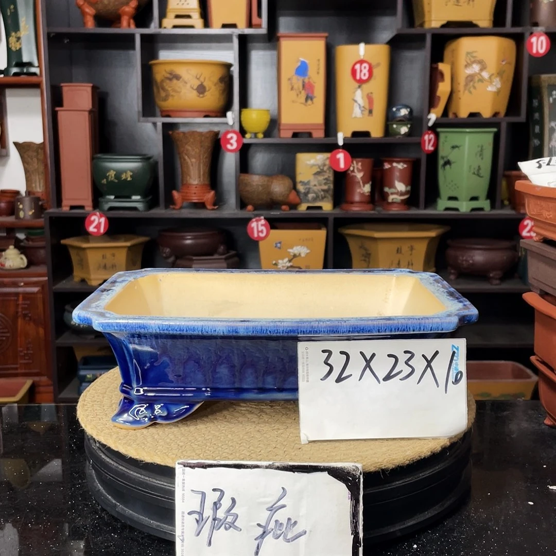 紫砂弹**艺艺术盆尚好紫砂花盆