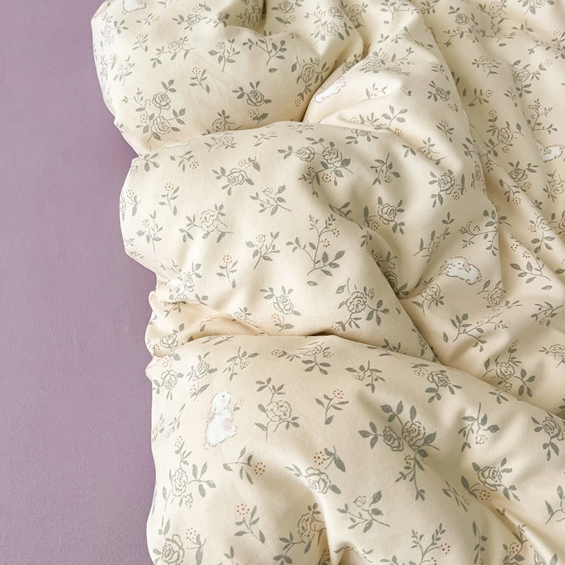 少女心小碎花双层纱四季通用被套四件套小清新床单床笠学生三件套