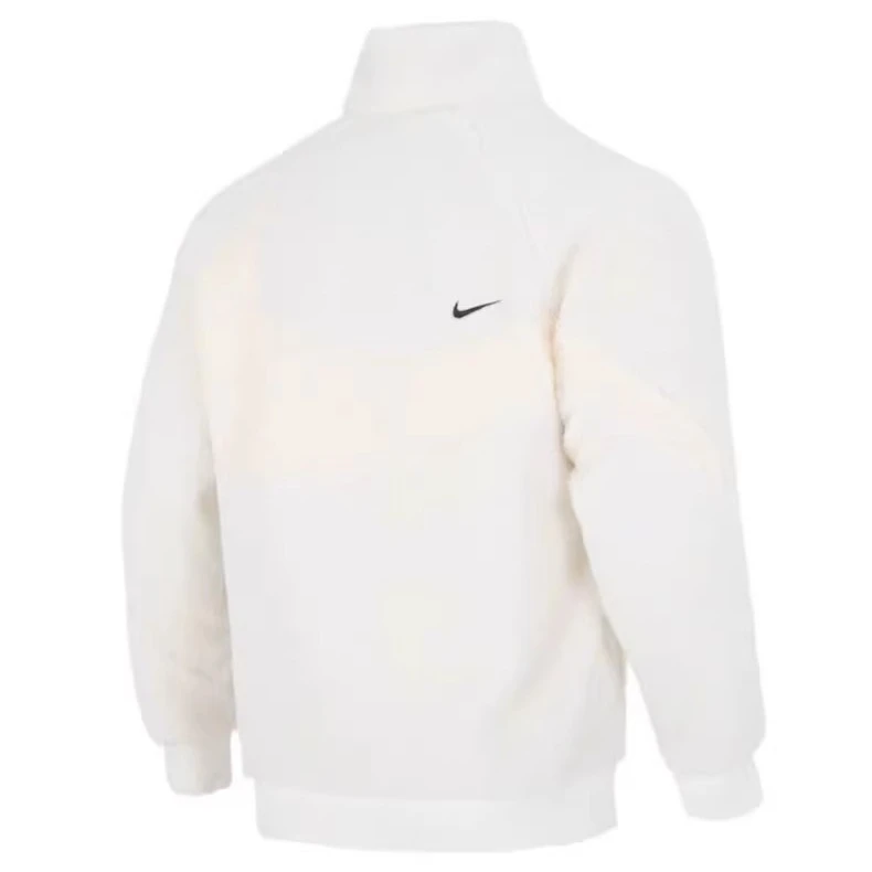 nike耐克冬男子羊羔绒运动休闲开衫立领夹克双面穿外套FB1910-133