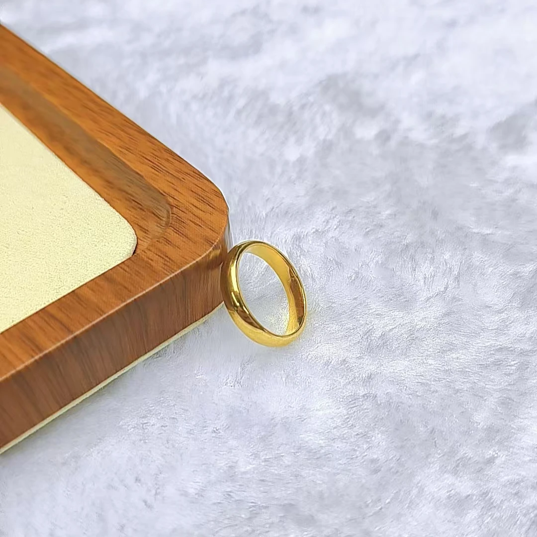 万年经典亮面传承闭口戒指274