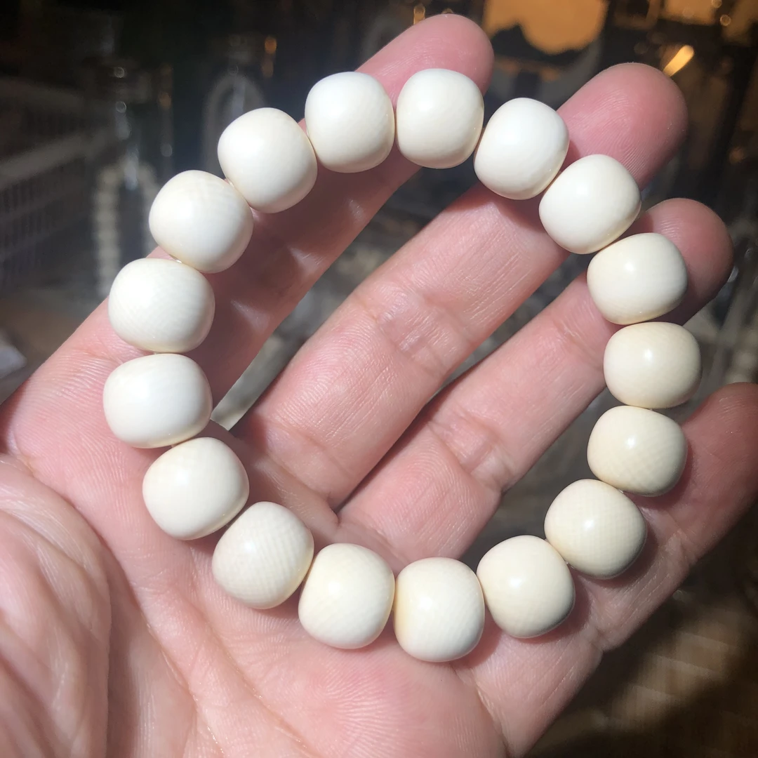 猛犸牙1.2x1.3老型橫纹爆满纹手串