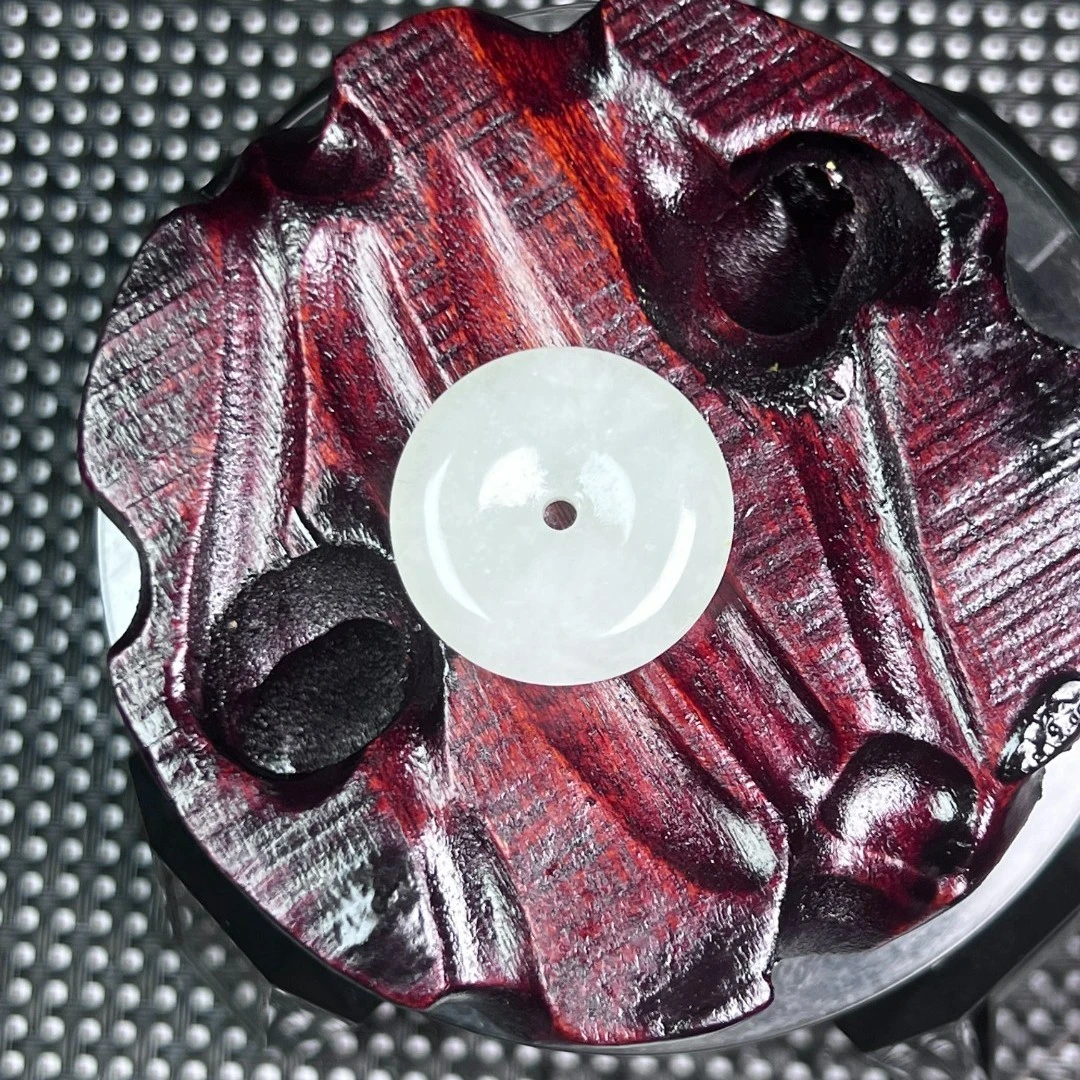 翡翠A货平安扣.平平安安.有缘有分.男女佩戴