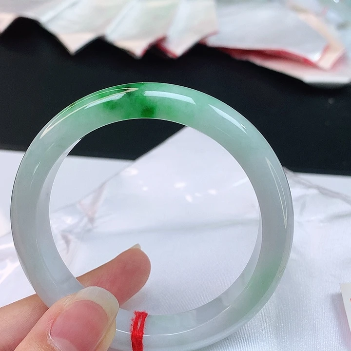 翡翠手镯未镶嵌121天然翡翠A货