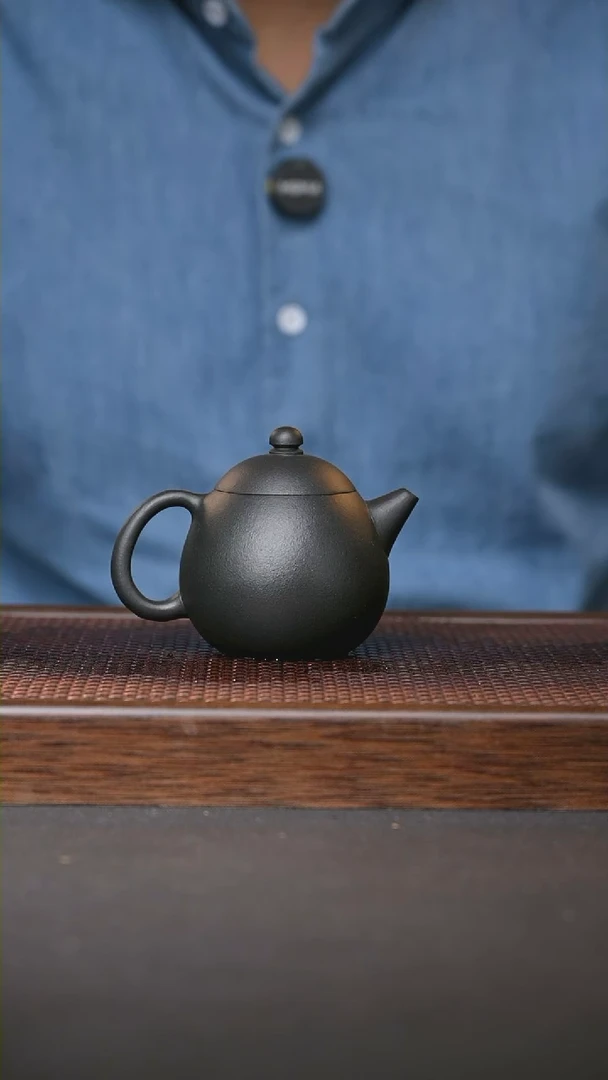 【闪购商品】紫砂茶壶龙旦   朱泥捂灰  150cc