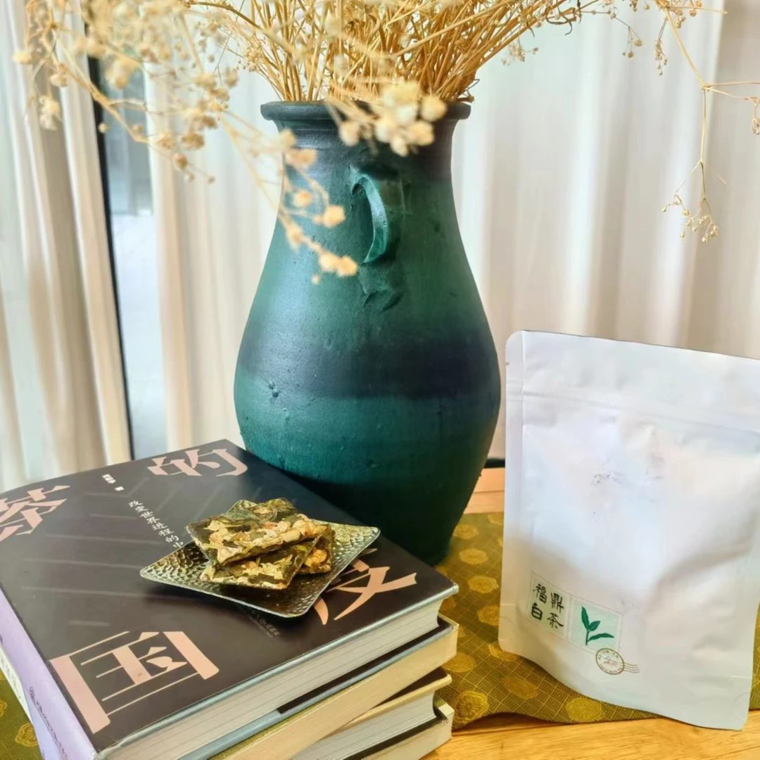 【茉莉香片】福鼎白茶茉莉花白茶袋装小饼茶散茶装