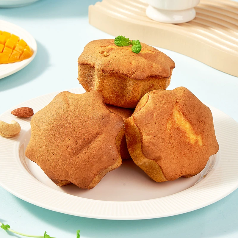 一麦番古法老蛋糕(未添加蔗糖)400g*2 早餐 零食古早味经典软糯