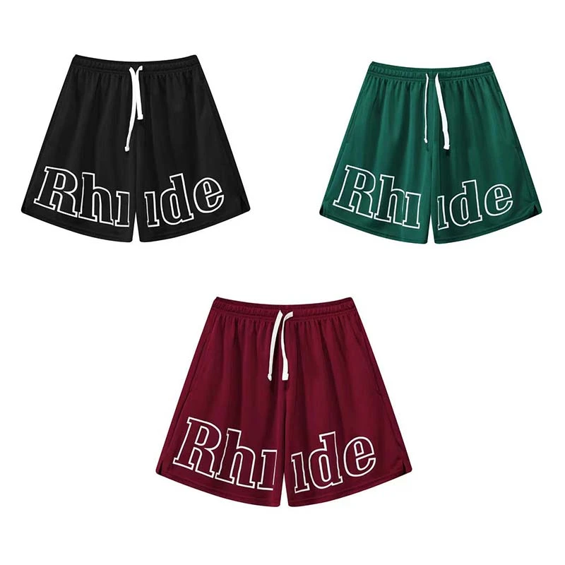 美式短裤蓝球裤潮牌高街头男跑步速干运动裤训练健身四分裤不过膝