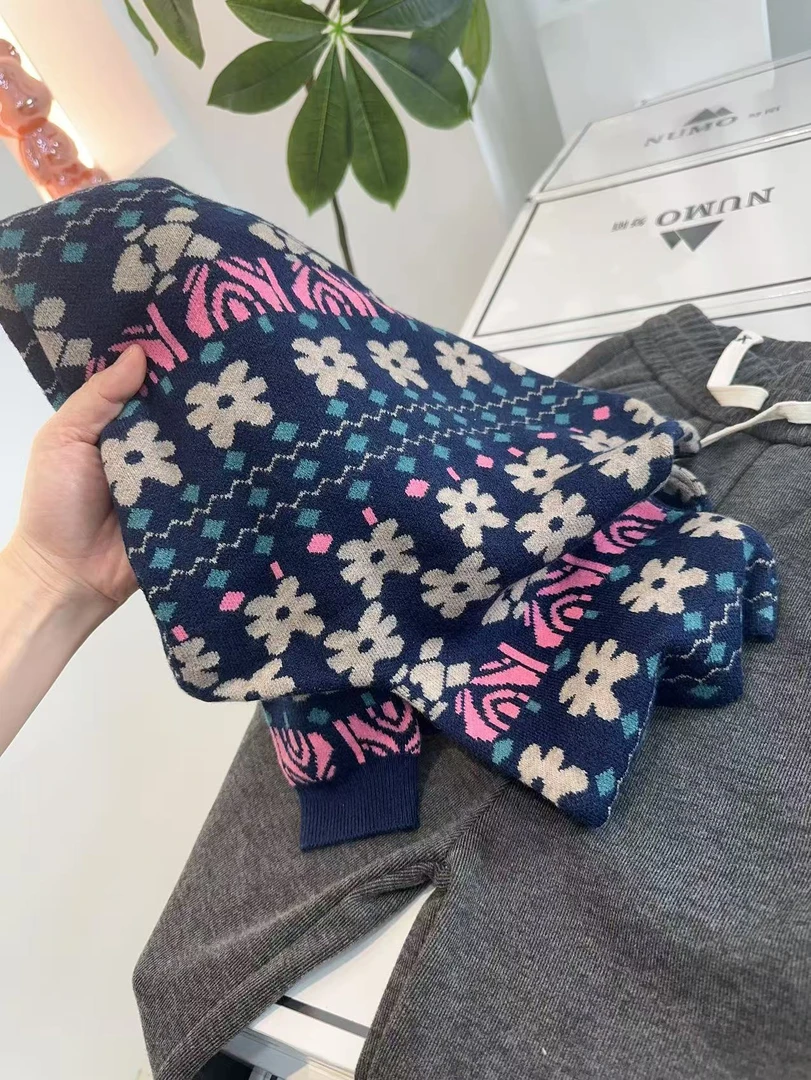 【百花】2024新款时尚套头针织衫A9971