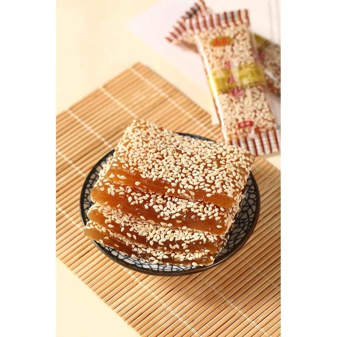 牛皮糖传统老式牛筋糖休闲零食湖南特产怀旧儿时休闲芝麻糖果0g笋