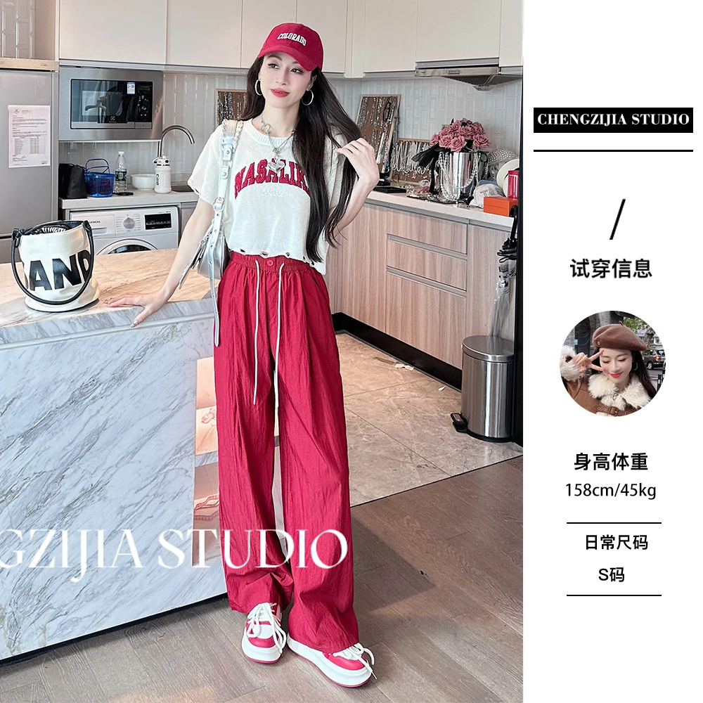 【裴诗婷】橙子·studio 【韩国女团】 TX0455字母短袖圆领休闲T恤05