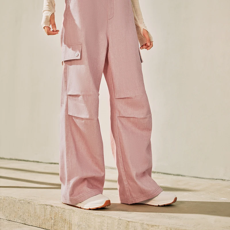 SKECHERS体感牛仔裤2023年秋季新款女子长裤百搭宽松工装L423W134