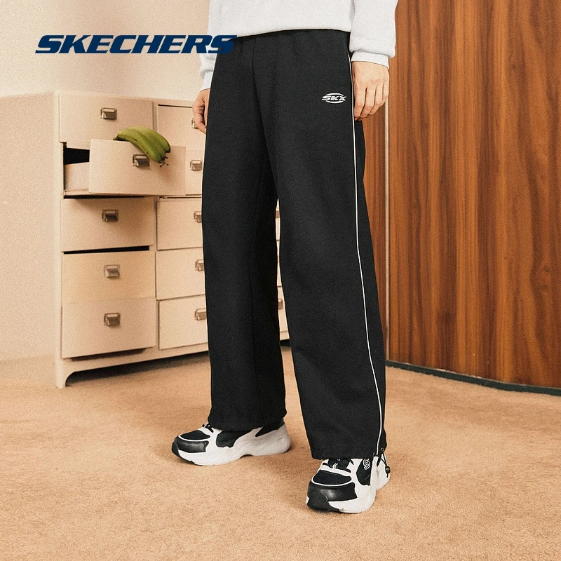Skechers斯凯奇电竞系列男子宽松针织长裤休闲时尚训练裤P322M052