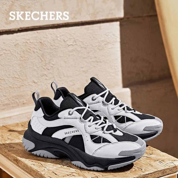 【漫月鞋】斯凯奇秋季新品低帮欧若风厚底老爹鞋复古跑鞋177590