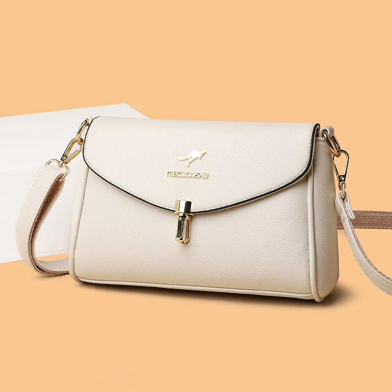 包包女款简约女士单肩包时尚休闲小包包真皮妈妈包潮流斜挎包女包