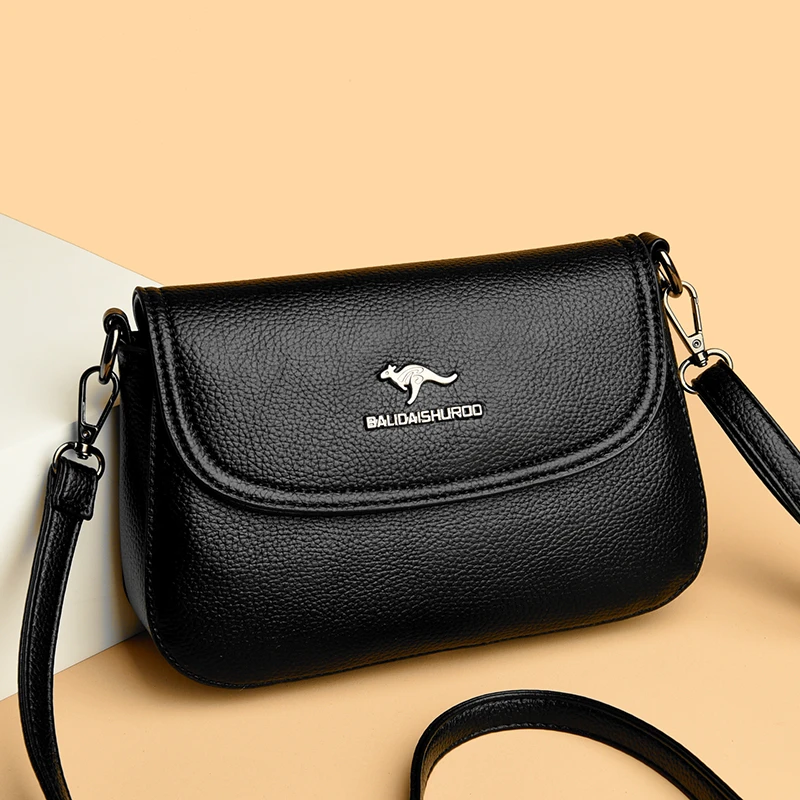 爆款正品小包包女时尚百搭中年女包单肩妈妈包女士包包真皮斜跨包