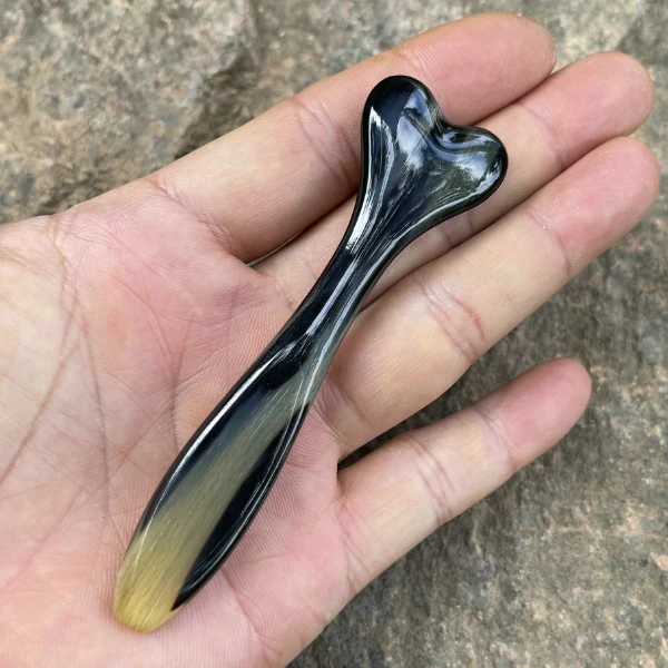 手里的心 长爱心牛羊角毛衣勾针柄蕾丝手钩编织工具 一物一图定制