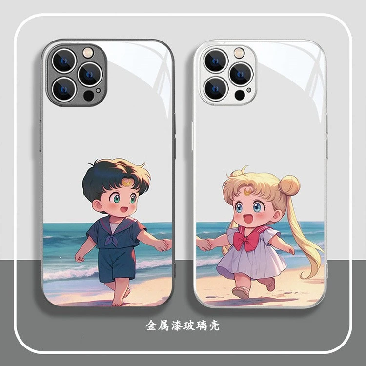 适用苹果17/华为/小米/oppo/vivo美少女战士可爱情侣高颜值手机壳