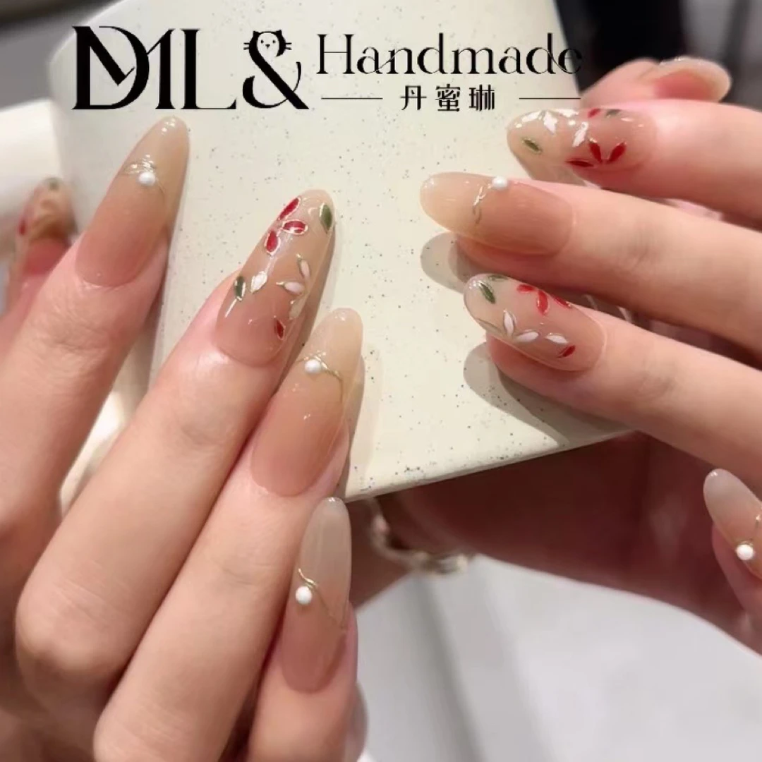 丹蜜琳  珐琅掐丝  高奢定制系列手工穿戴软甲美甲