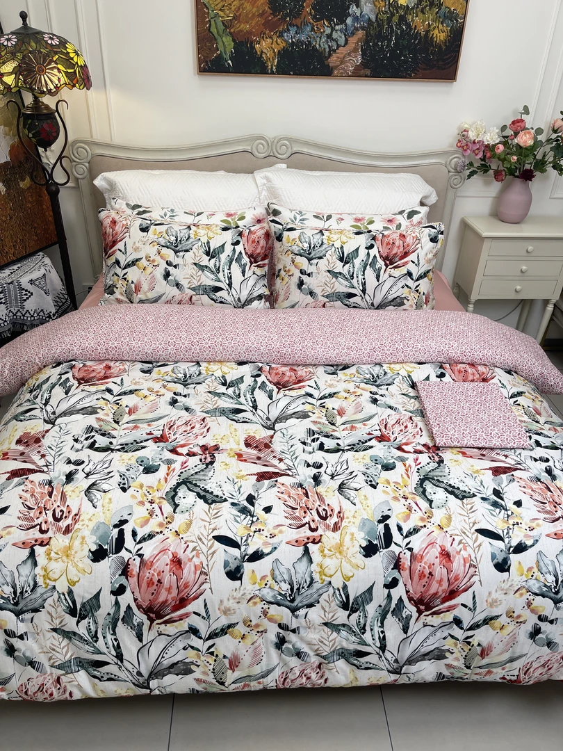 【花戒指】精选！全棉数码印花四件套-费舍尔