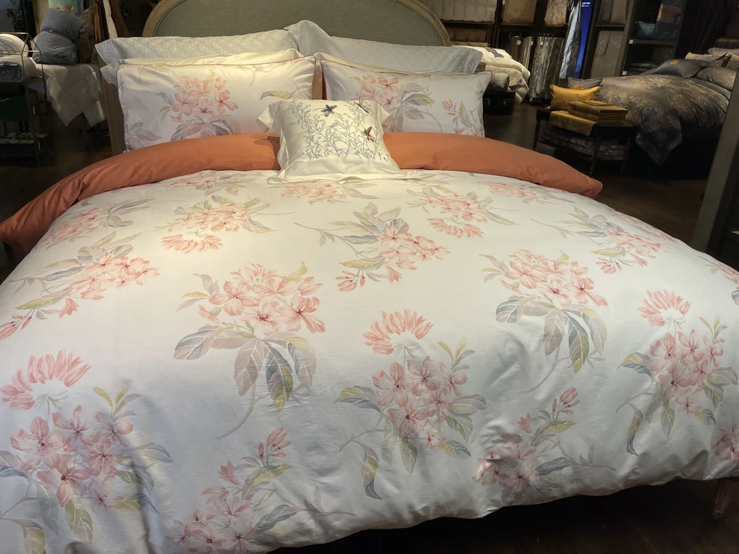 [花戒指]精选！  法国馨亭印花四件套——狄安娜（粉）