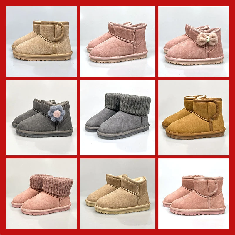 儿童雪地靴加绒加厚保暖男女童 25-36码随机发货