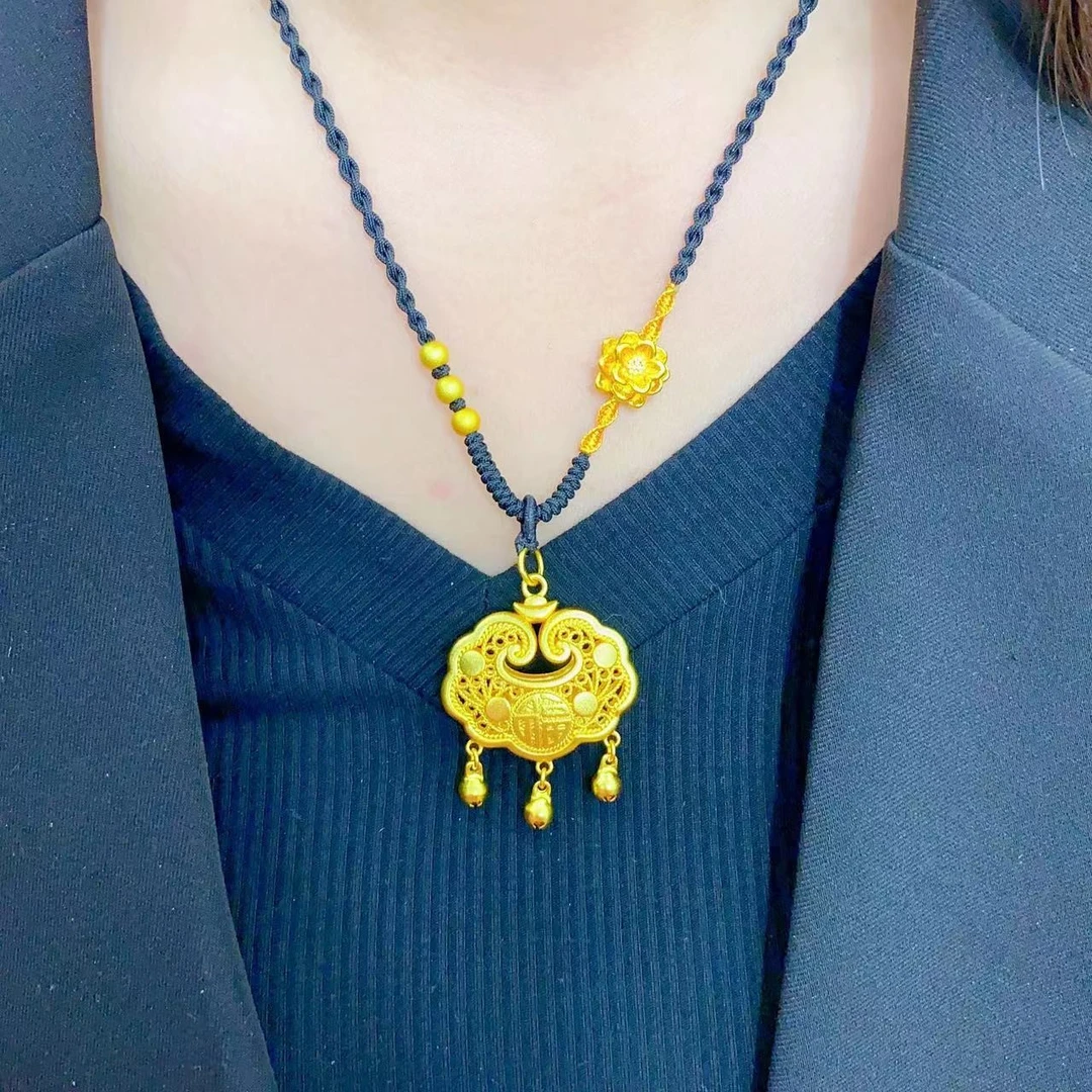 【高定】手工编织福锁项链