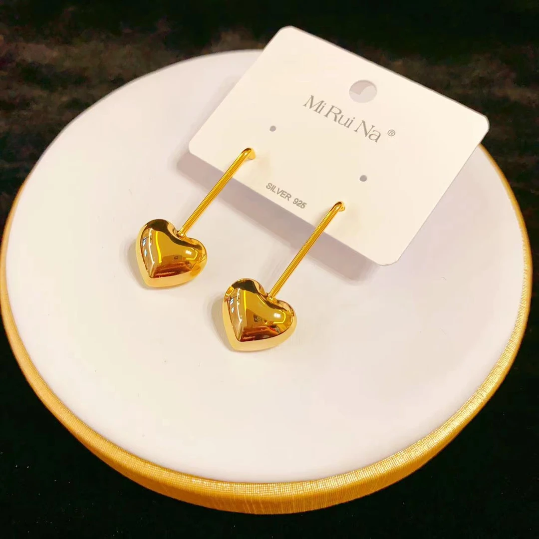 耳饰 一心一意爱心耳坠