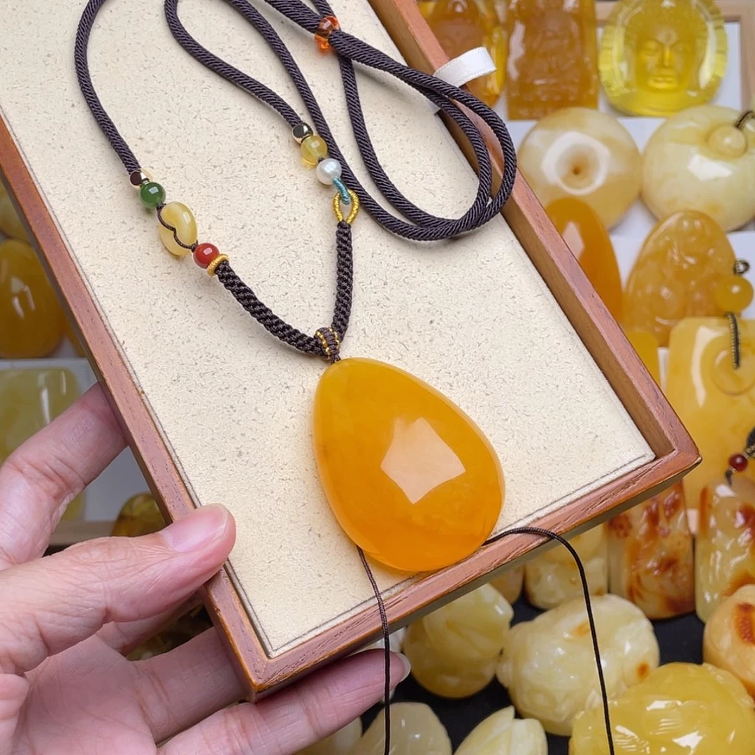 【闪购商品】蜜蜡颈饰未镶嵌Y***n