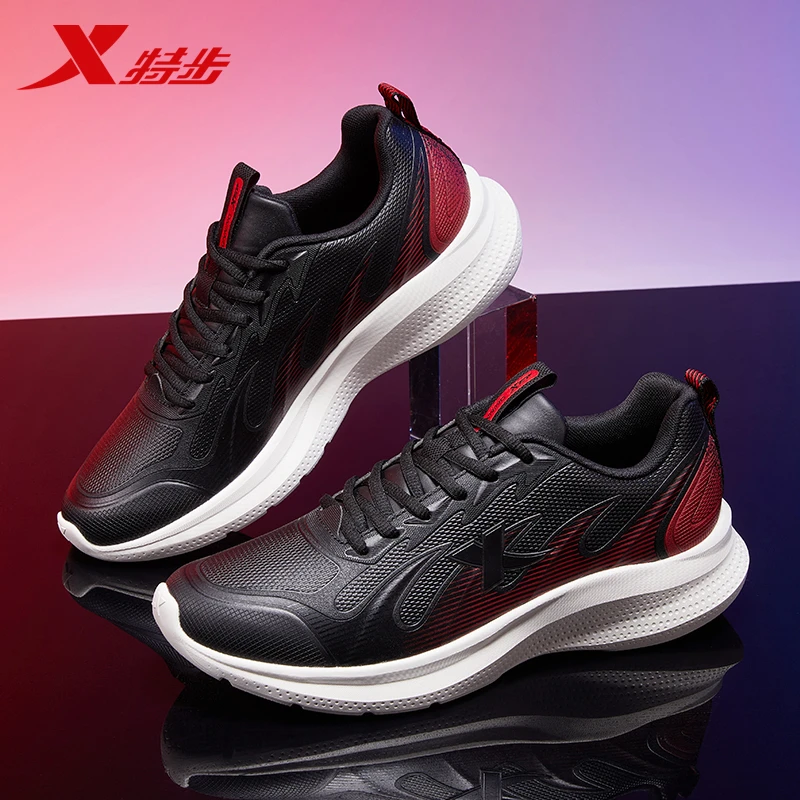 特步跑步鞋男2025秋季新款运动鞋时尚舒适跑鞋轻便缓震慢跑鞋男