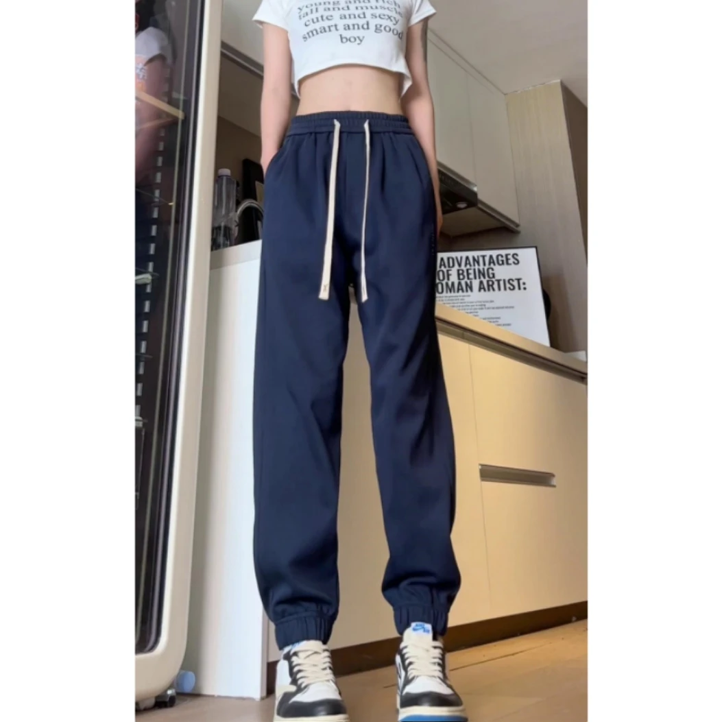 休闲运动裤男休闲长裤子韩版潮流秋冬季宽松阔腿束脚卫裤潮牌ins