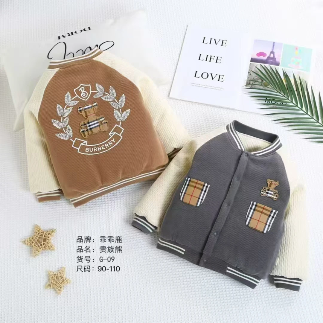 乖乖小鹿-酷酷熊外套棉服-G10