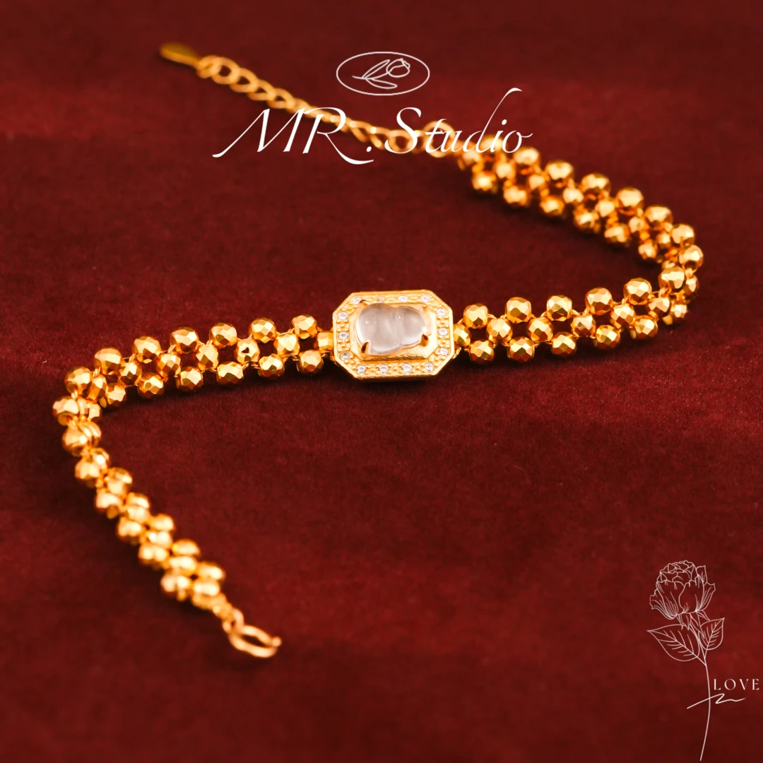 木润【水沫子】S925银水沫子手链