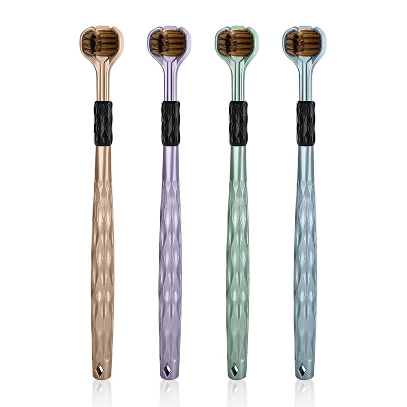 情侣成人牙刷款家用细丝软毛深层清洁三面刷头牙刷超细高档软毛