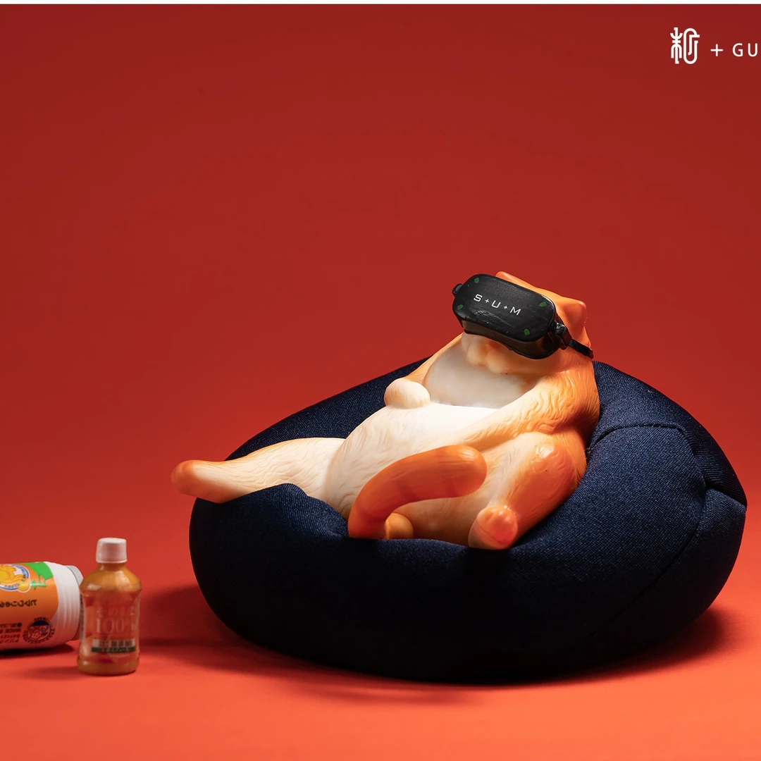 末那末匠《懒东西》系列糖胶动物手办 龙年礼物