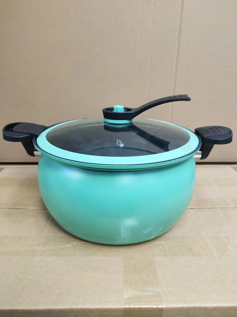 高颜值微压锅大容量家用多功能颜色随机