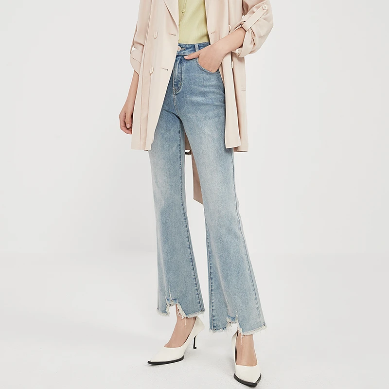 【达人专属】商场同款新款牛仔长裤U452095