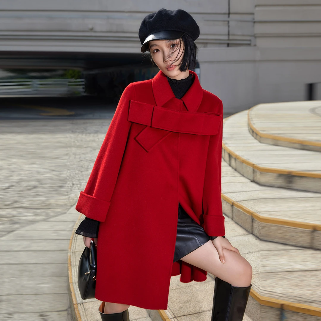 【商场同款】秋冬新款双面呢大衣Z773836