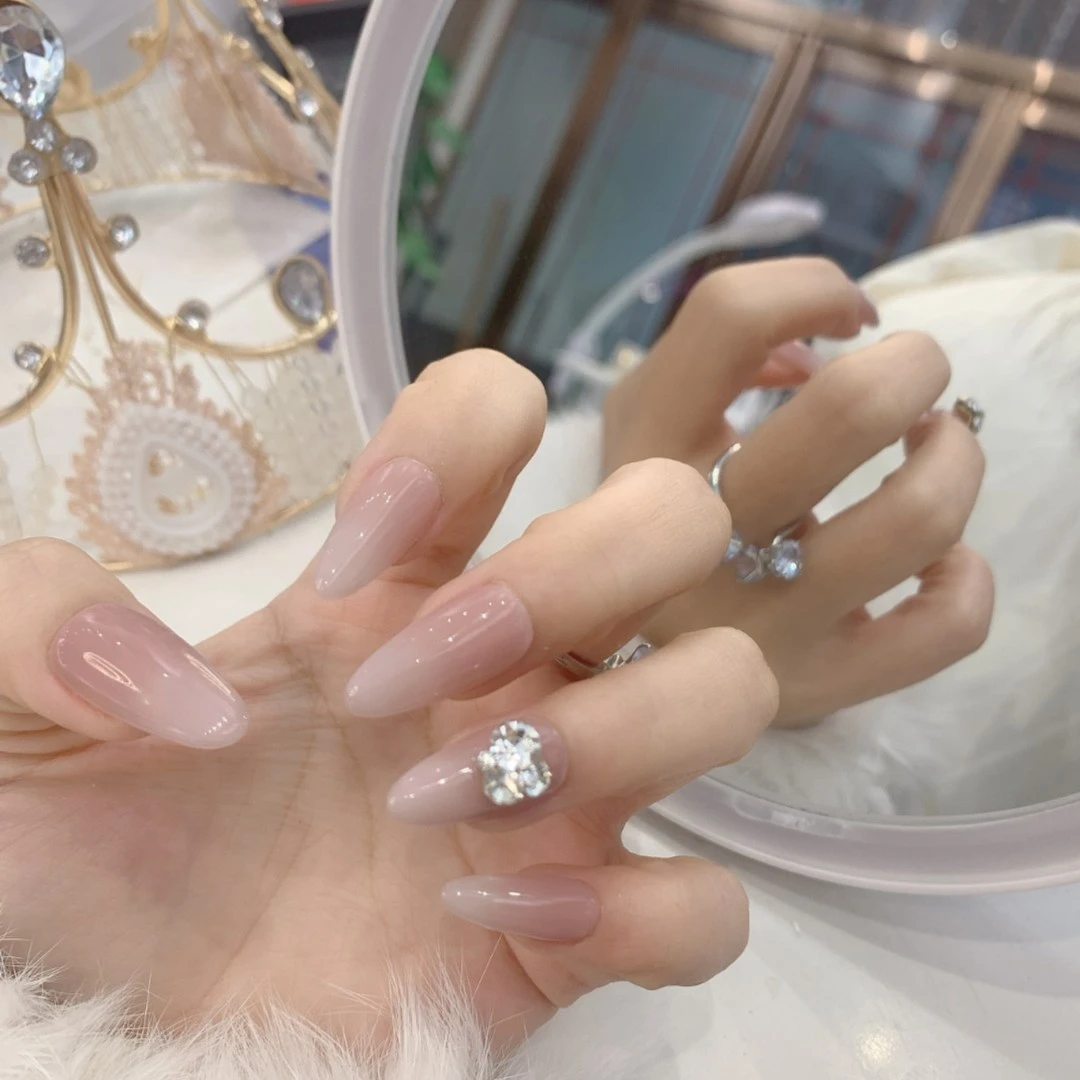 长梯/短梯柔情蜜意纯手工定制穿戴甲10片