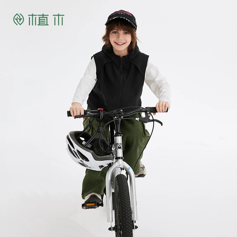 植木童装男童马甲2024新款儿童马甲秋季立领马甲上衣外套