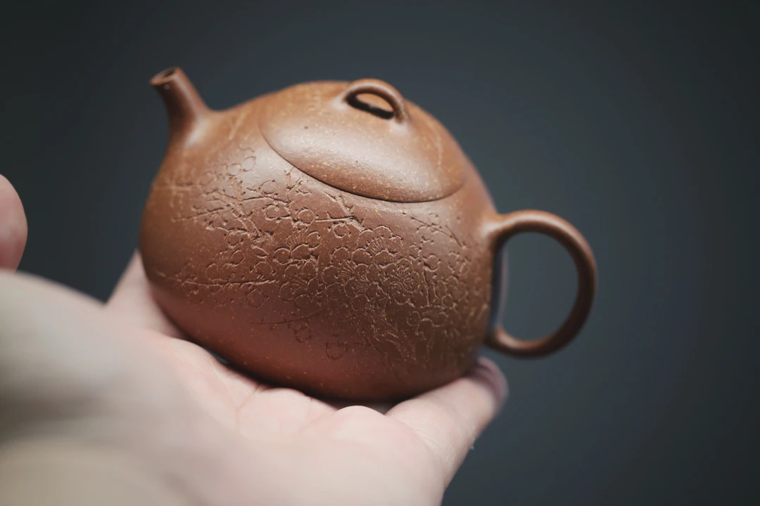 涵舍 十八室刘伟华 冬心秦权 绛坡 150cc 师承王强全手工紫砂壶