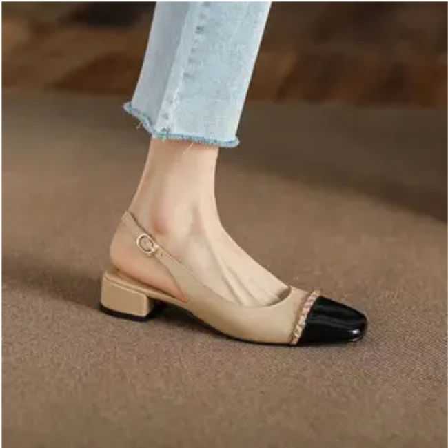 张姐 听 主播 介绍直播间时尚舒适真皮女鞋