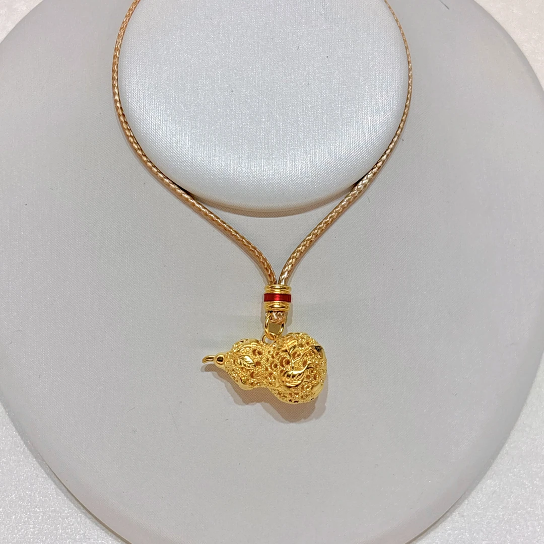 足金百搭葫芦挂件9.21g