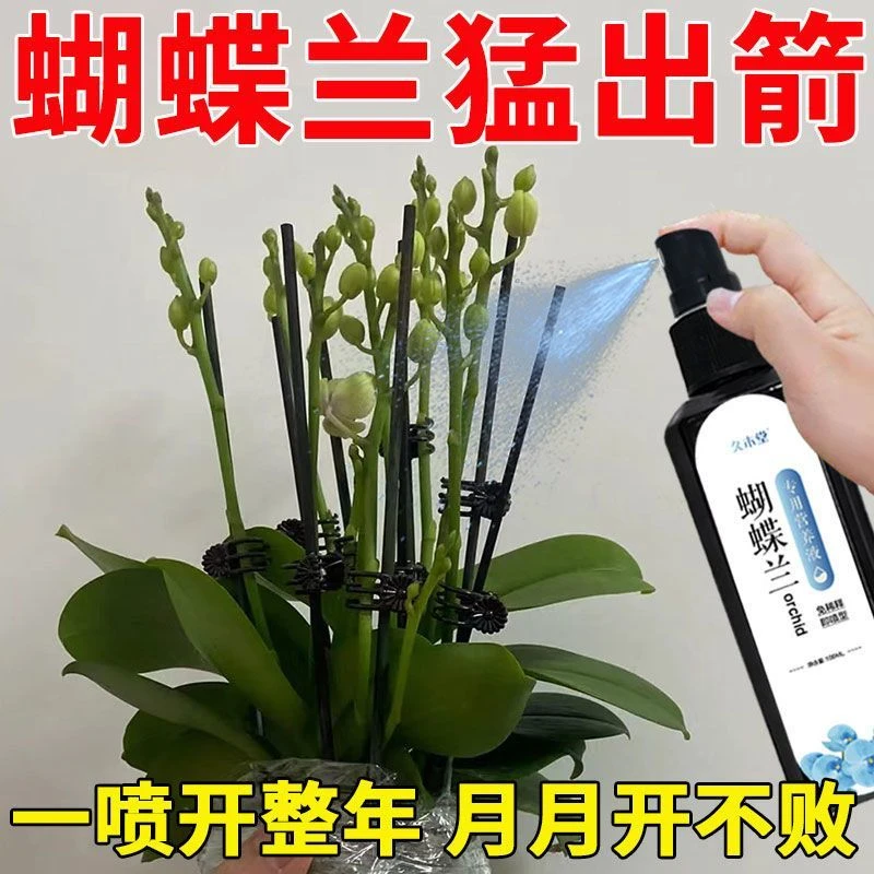 蝴蝶兰专用营养液免稀释君子兰促箭剂促花治黄叶不对称营养液高效