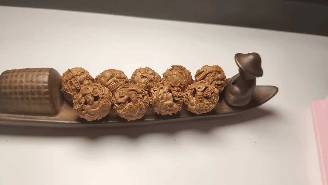 作品八仙祝寿,尺寸.25x 2.4,王燕本工