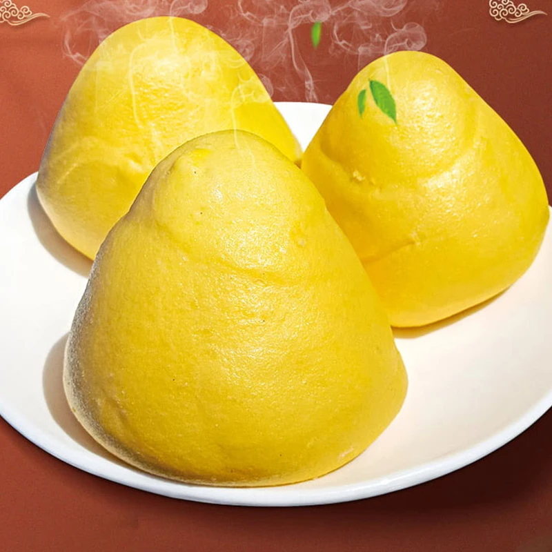 窝窝头广式早茶点心加热即食速冻包子到手2包24个