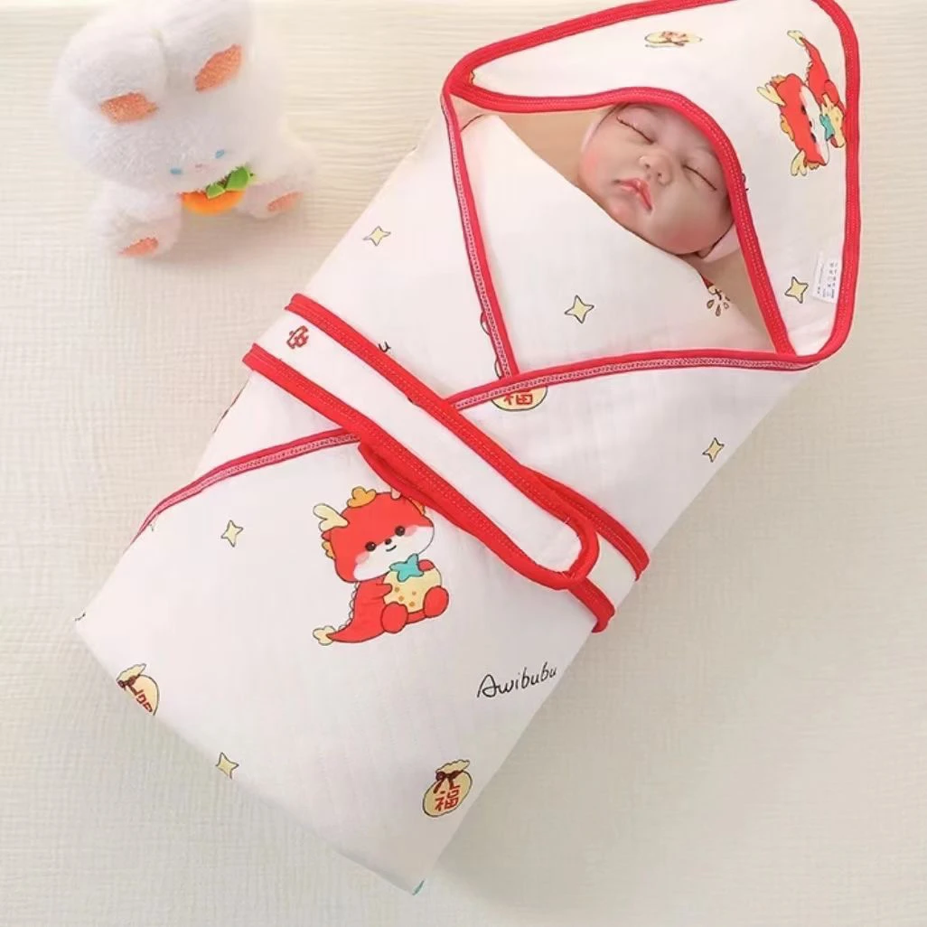 婴儿产房包被夏季薄款抱被宝宝春秋冬加厚初生包单