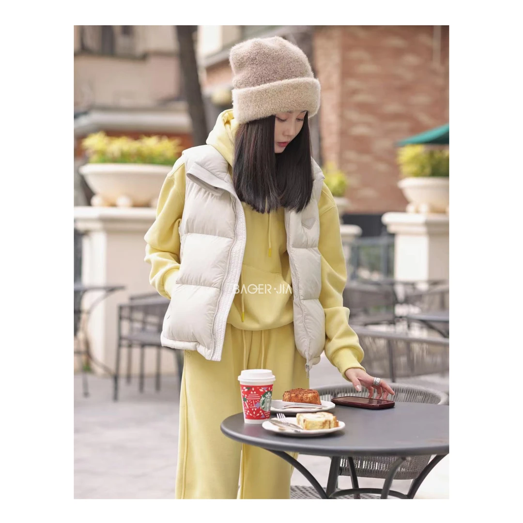 20-【艾+加绒套装】宝儿家BF09423412冬季新款连帽上衣束脚裤套装