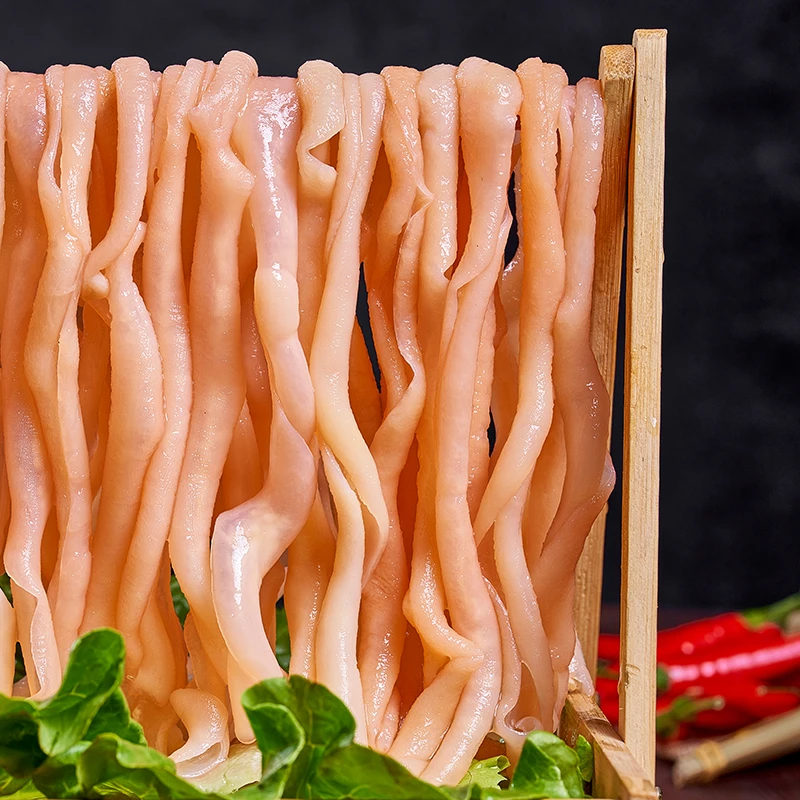 新鲜水发鸭肠生冷冻脆鸭肠免洗麻辣烫商用生鸭肠小串冒菜火锅食材