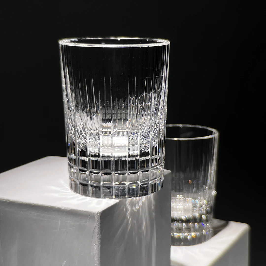 屹泰屹泰水晶威士忌杯 K9水晶 工人切割打磨 洋酒杯 高通透无水纹